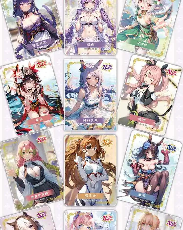 Goddess Story Flower Girl 2 Collection Cards Anime Girl Swimsuit Bikini Feast Booster Box Children Doujin Toys And Hobbies Gift