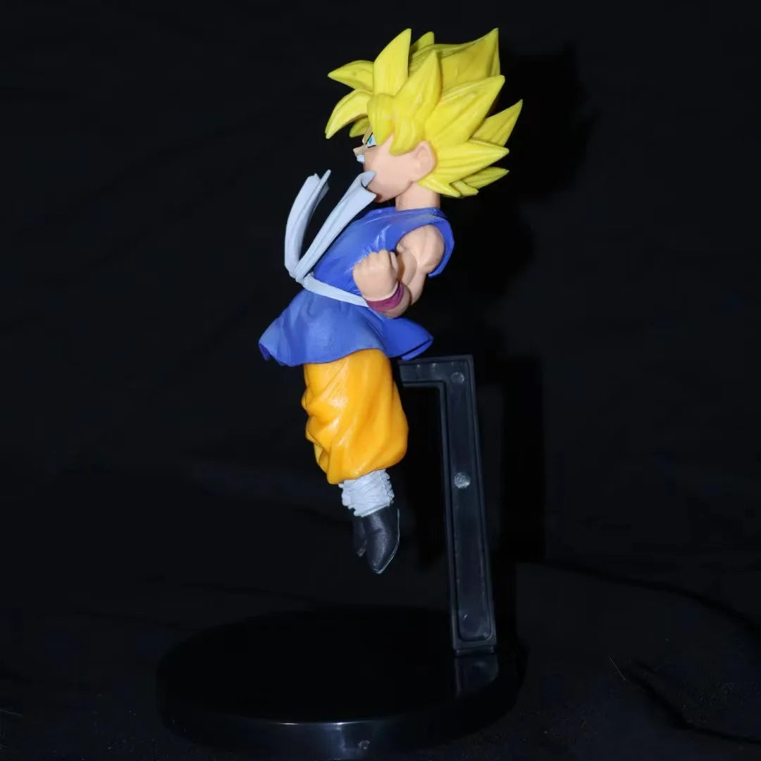 16cm Anime Dragon Ball Action Figure Little Son Goku Super Saiyan Figurine PVC Collectible Model Doll Toy Gift Room Decoration