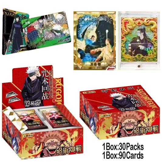 2024 Newest Jujutsu Kaisen Collection Card JJK Booster Box Gojo Satoru Nanami Sukuna Hobbies Chrismas Gift