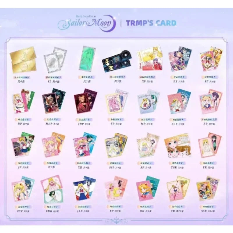 2024 New Sailor Moon Silver Crystal Cards Anime Special Edition Full Flash Edition Special PR Card Chibiusa Mizuno Ami Hino