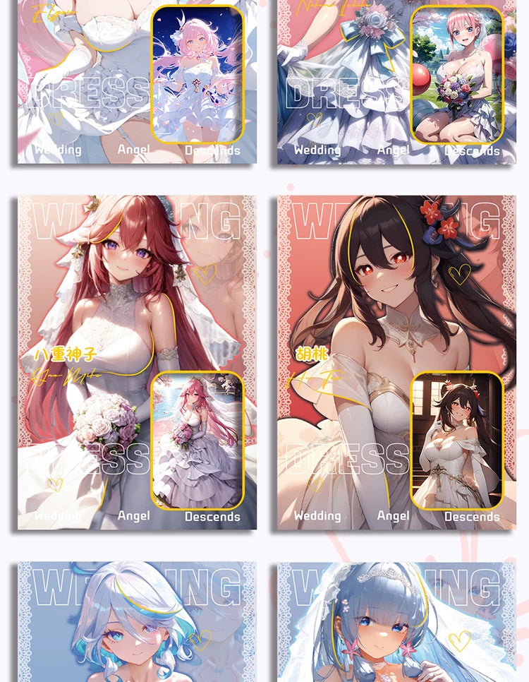 New Goddess Story Through The Looking Glass Cards Sexy Girl Party Maid Swimsuit Bikini Feast Card Doujin Toys And Hobbies Gift