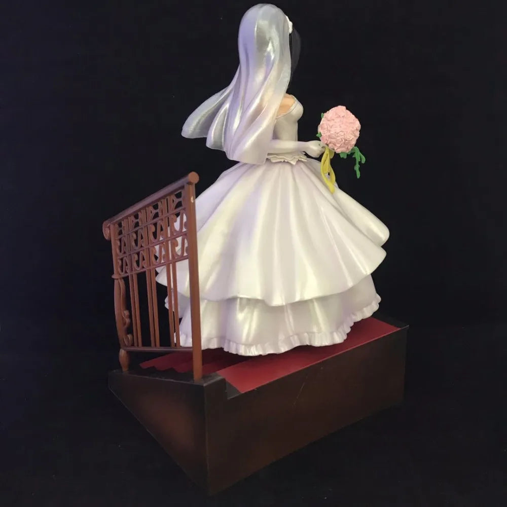 23cm 1/6 doll Wedding Dress Tokisaki Kurumi DATE A LIVE Action Figure Collectible Model Toy Pvc Anime Figurine Action Figurals