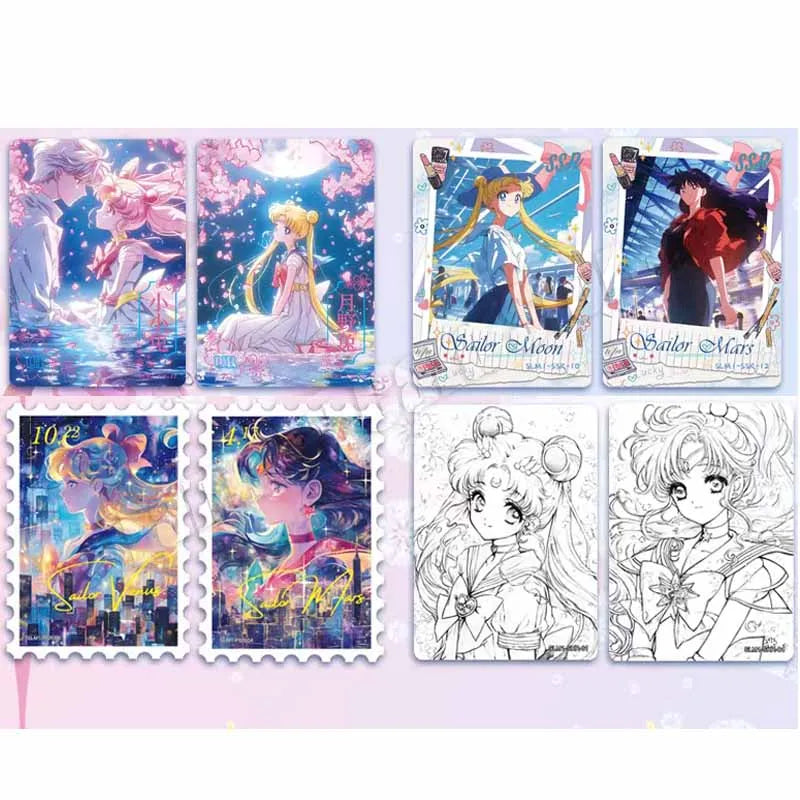 2024 Limited sale New style Sailor Moons card,MKR,WDR,HFR,DCR,SR,UR,ACG anime goddess story cards collectible,Blind box gift