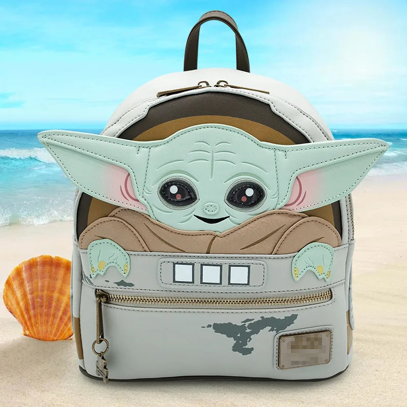 Star Wars Star Wars Movie Peripherals Yoda Baby School Bag Kids Student Backpack Cute Backpack Gifts