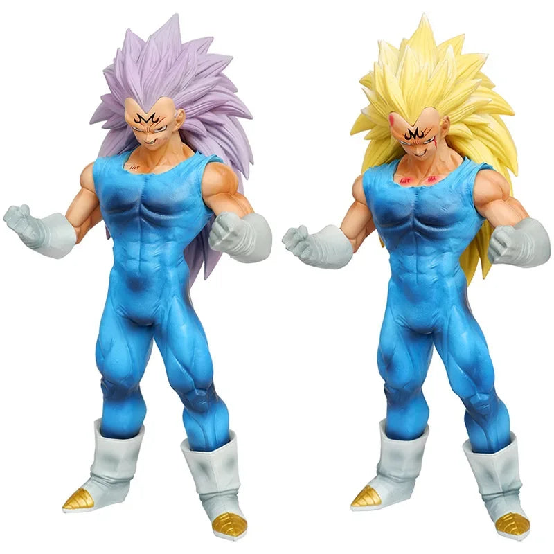 28CM Dragon Ball Z SSJ3 Vegeta Figure Super Saiyan 3 Vegeta Figurine Action Figures PVC Collection Model Toys Gifts