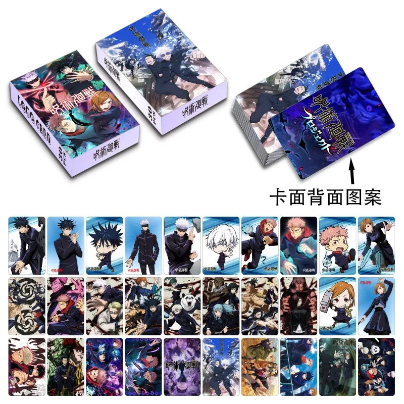 LOMO Card 30Pcs/Set Anime Sailor Moon One Piece Naruto JOJO SAO Cards Photocards Hobby Game Collection Toys For Children Gifts