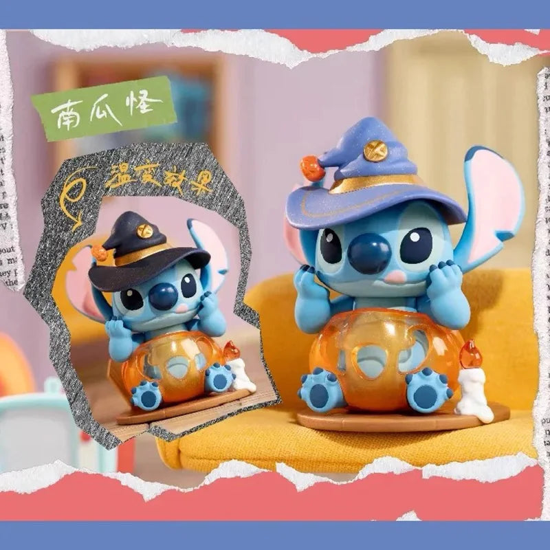 New Disney Stitch Funny Diary Series Figurines Cute Trendy Toys Desktop Decorative Ornaments Figurines Children Birthday Gifts