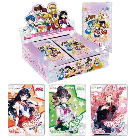 Sailor Moon Cards DEMON CARD Nebula Version Anime Collection Card Board Games Toys Mistery Box Birthday Gifts for Boys and Girls