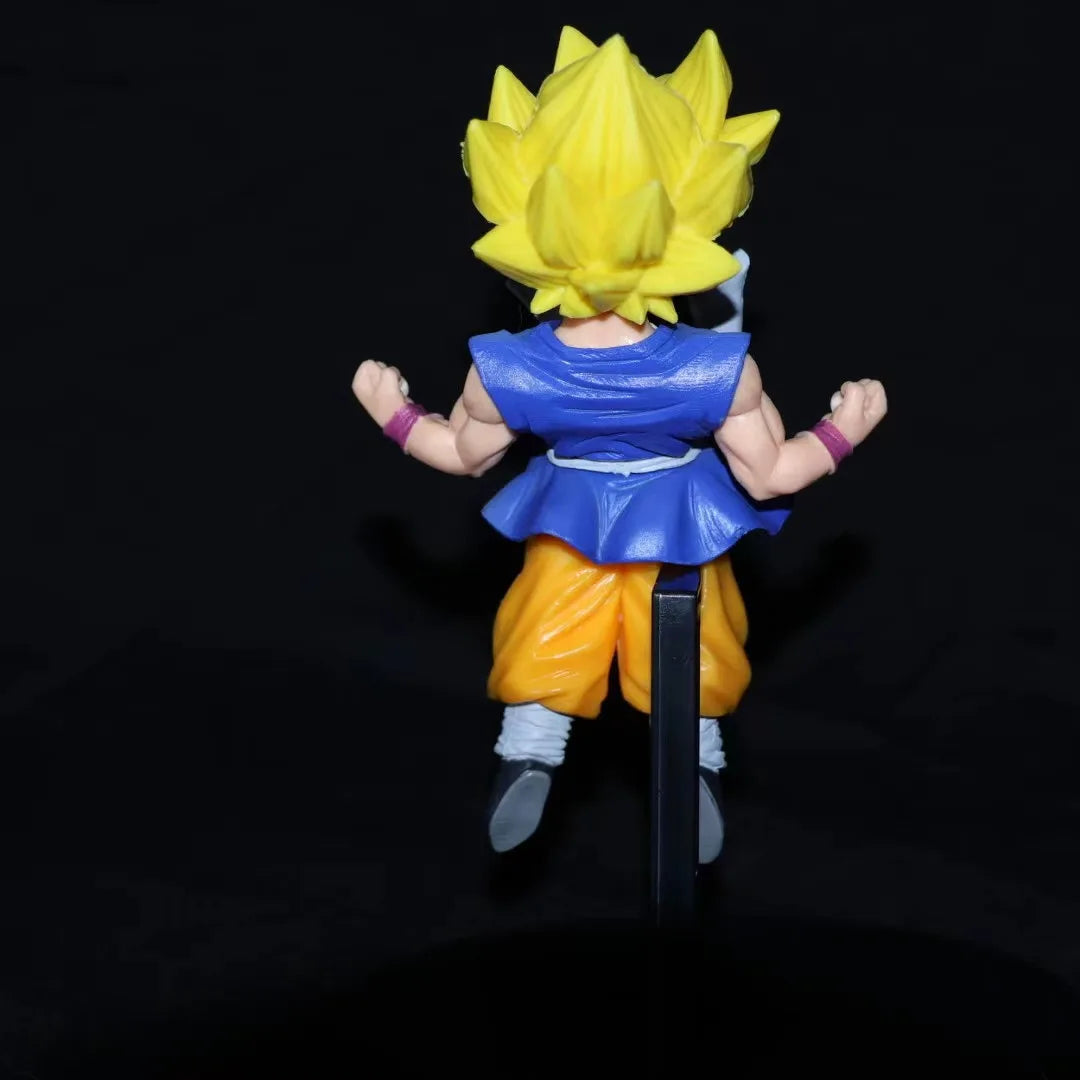 16cm Anime Dragon Ball Action Figure Little Son Goku Super Saiyan Figurine PVC Collectible Model Doll Toy Gift Room Decoration