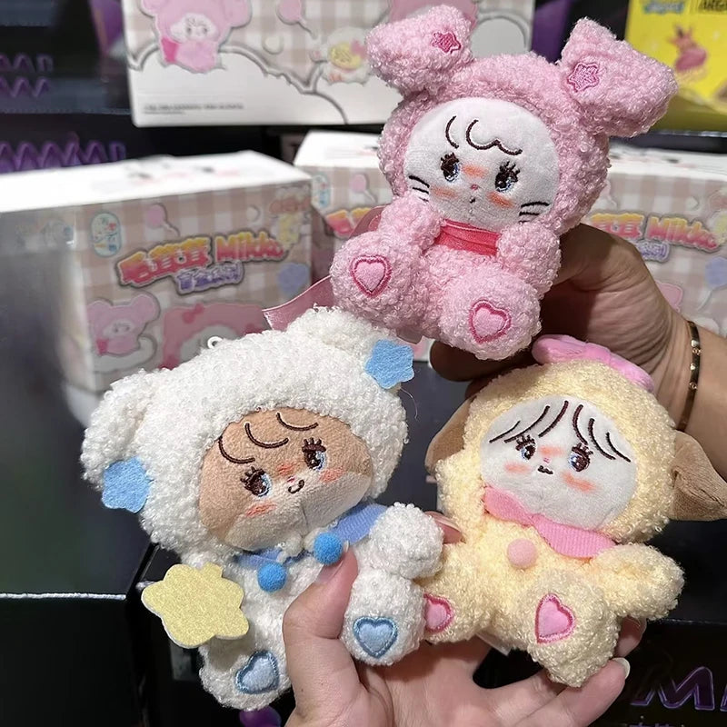 Mikko Fluffy Series Plush Blind Box Anime Figures Pendant Kawaii Cartoon Creative Mystery Box Collection Doll Girl Surprise Gift