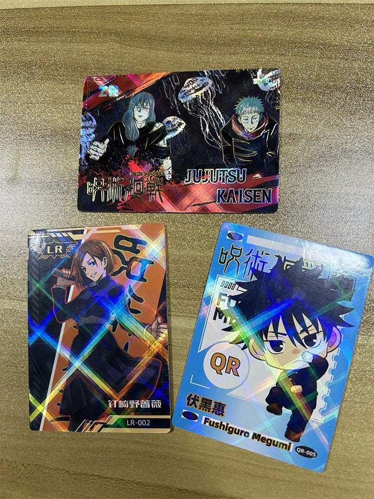 New Jujutsu Kaisen Collection Card Japanese anime Box All Set Anime Character Rare Flash Ssr Card Deluxe Edition Card Board Game