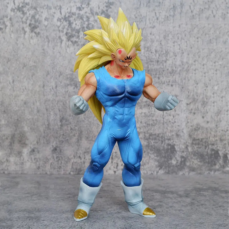 28CM Dragon Ball Z SSJ3 Vegeta Figure Super Saiyan 3 Vegeta Figurine Action Figures PVC Collection Model Toys Gifts