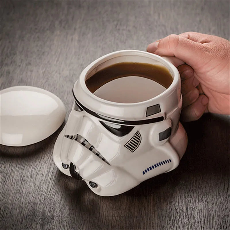 Star Wars 3D Ceramic Mug Darth Vader Imperial Stormtrooper Coffee Mug Star Wars Mug Office Creative Water Cup