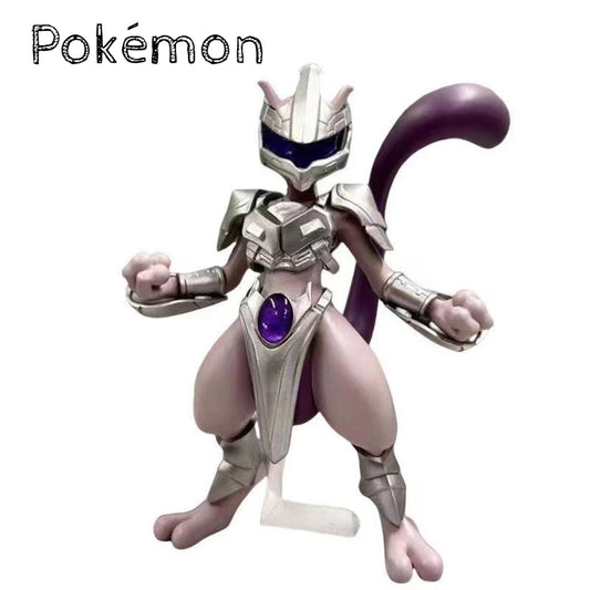 Anime Pokémon Popular Children's Toys Pocket Monsters Figurine Model Exquisite Steel Mewtwo Pet Desktop Ornament Holiday Gifts