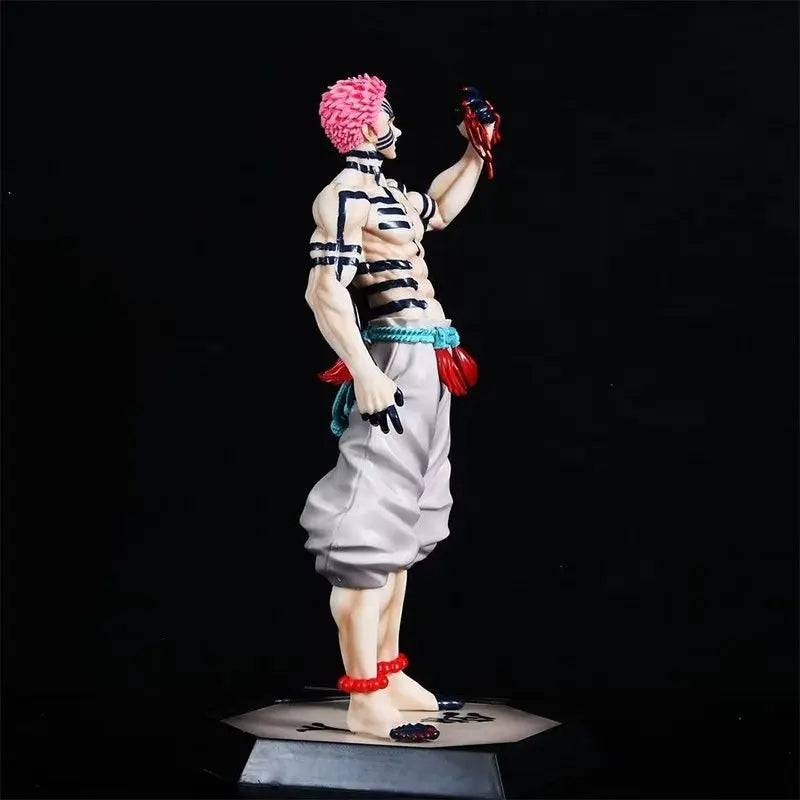 Anime Demon Slayer: Hashibira Inosuke Double Headed Carving Rengoku Kyoujurou Agatsuma Zenitsu Model Gift Ornament