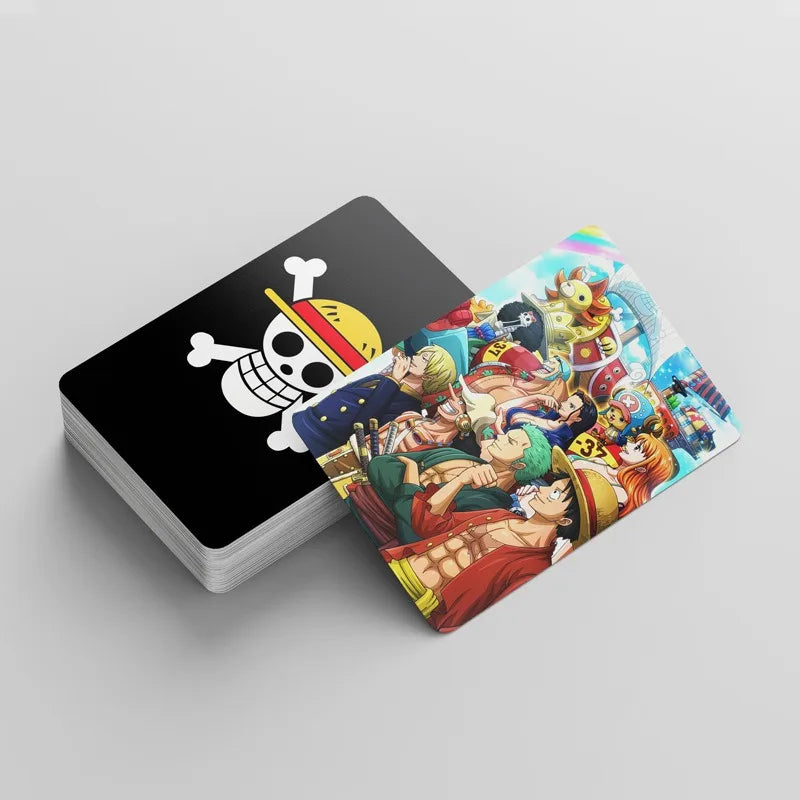 92 pieces of One Piece double-sided LOMO cards, wanted anime, coated paper high-definition photo cards commemorative edition